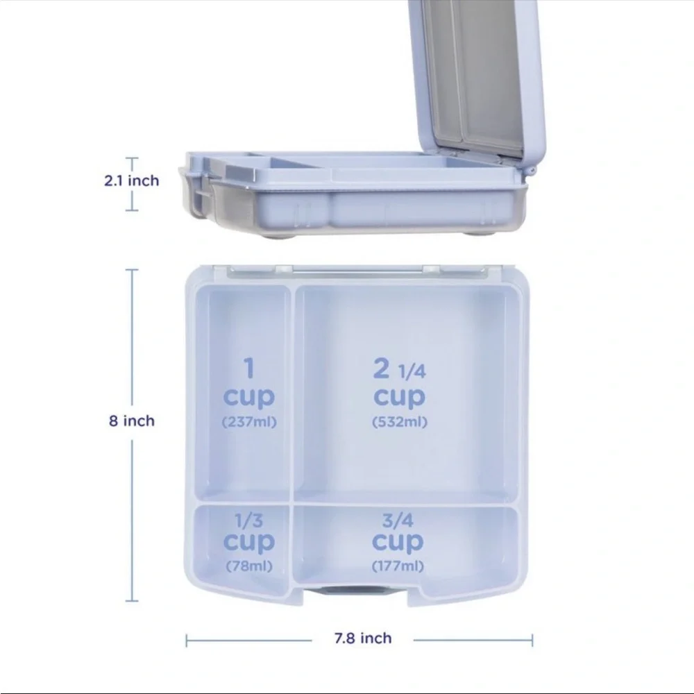 Ubbi Blue Bento Box Food Storage